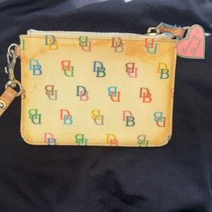 Dooney & Bourke Multicolor Logo Wristlet